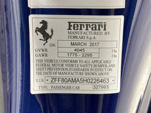 Certified 2017 Ferrari 488 Spider RWD image 27