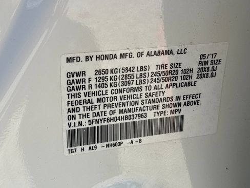 Used 2017 Honda Pilot Elite image 28