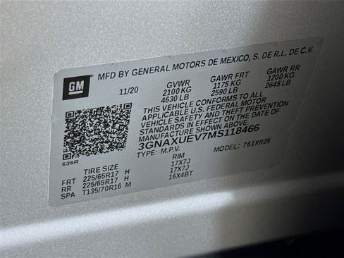 Used 2021 Chevrolet Equinox LT AWD/4WD image 32