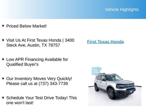 Used 2021 Ford Bronco Sport Big Bend AWD/4WD image 9