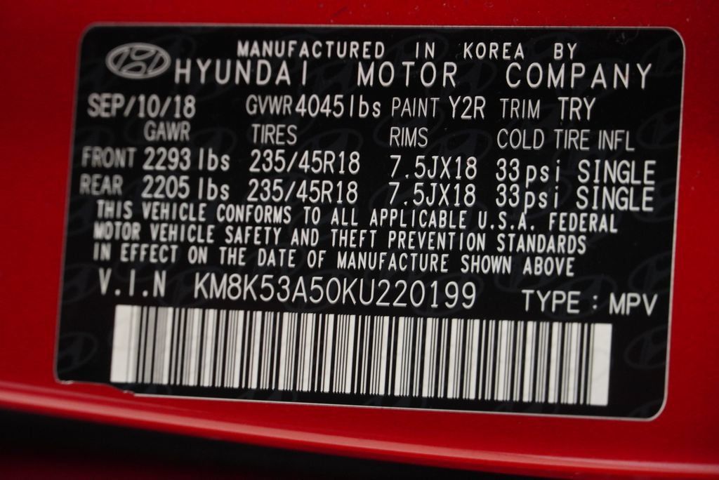 Used 2019 Hyundai Kona Ultimate FWD image 48