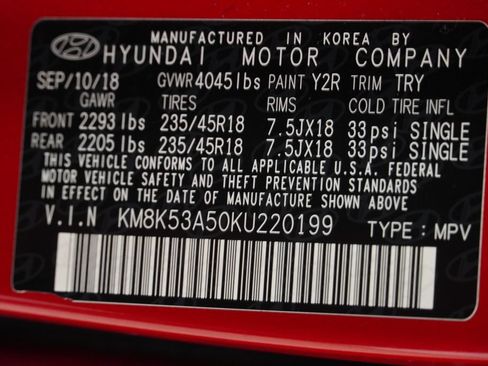 Used 2019 Hyundai Kona Ultimate FWD image 48