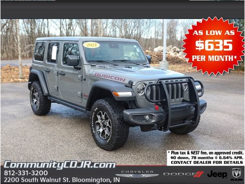 Used 2021 Jeep Wrangler Unlimited Rubicon image 1