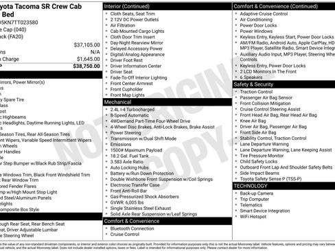 Used 2026 Toyota Tacoma SR image 31