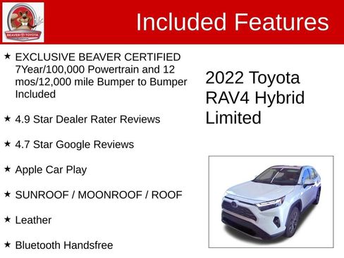 Used 2022 Toyota RAV4 Limited AWD/4WD image 4