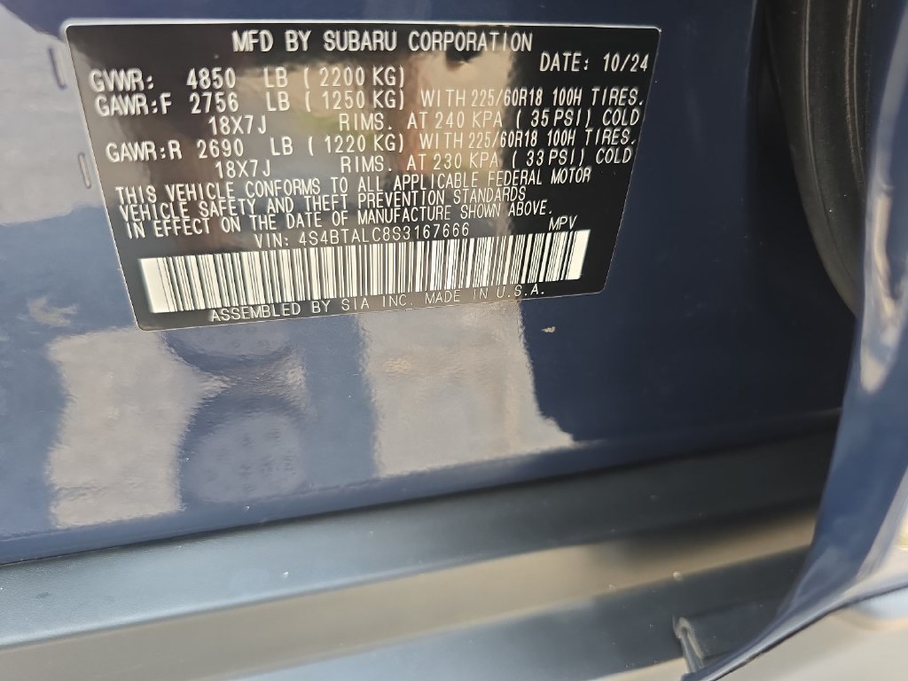 Used 2025 Subaru Outback Onyx Edition AWD/4WD image 32