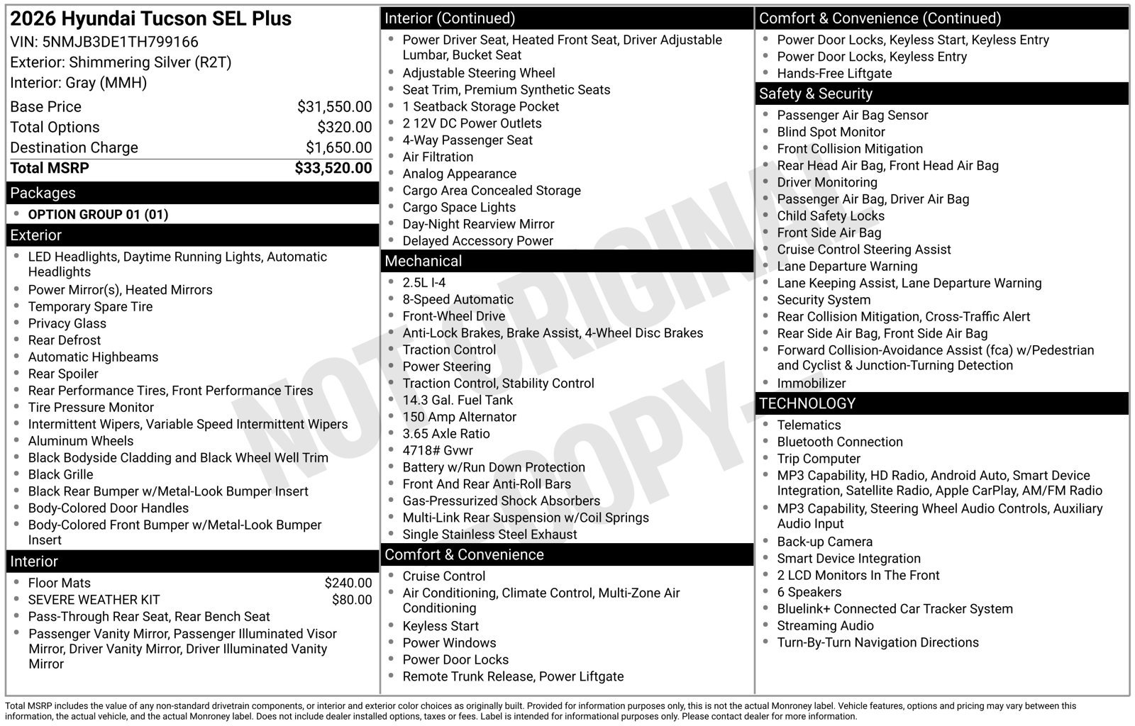 New 2026 Hyundai Tucson SEL FWD image 22
