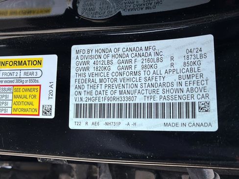 Used 2024 Honda Civic Touring image 40