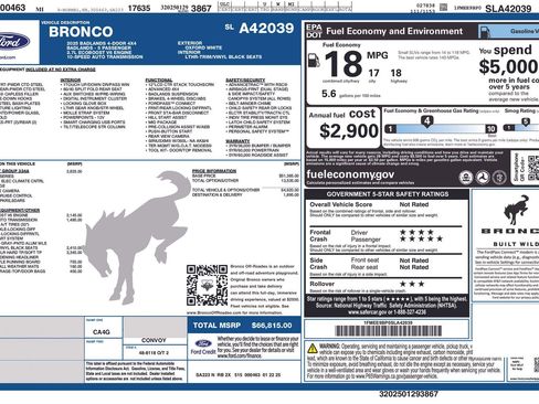 Used 2025 Ford Bronco Badlands image 23