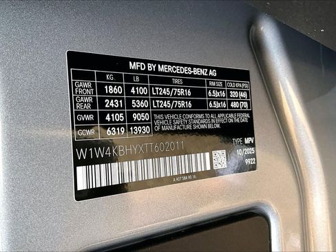 Used 2026 Mercedes-Benz Sprinter 2500 image 14