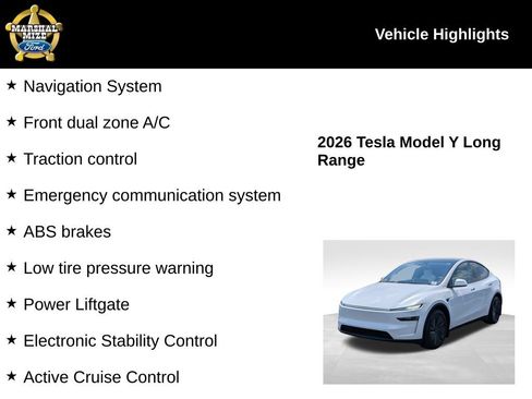 Used 2026 Tesla Model Y Long Range AWD/4WD image 2