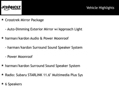 Used 2024 Subaru Crosstrek 2.5i Limited w/ Crosstrek Mirror Package AWD/4WD image 12