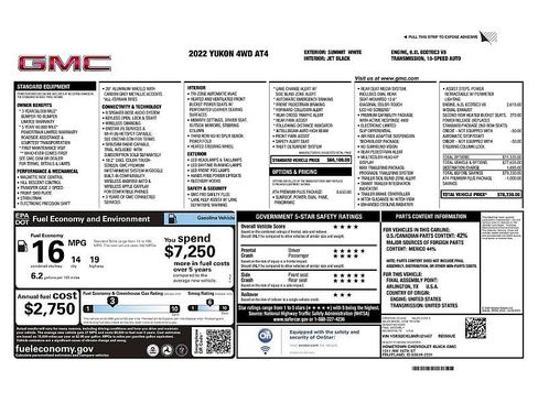 Used 2022 GMC Yukon AT4 w/ AT4 Premium Plus Package AWD/4WD image 2
