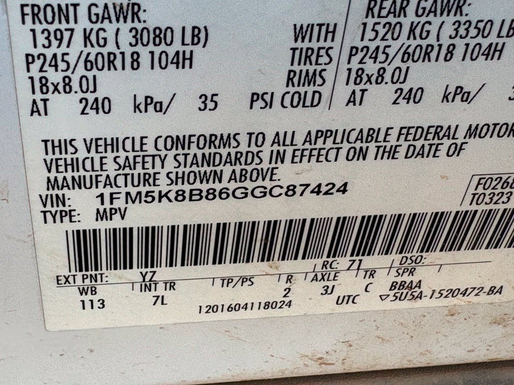Used 2016 Ford Explorer 4WD image 16