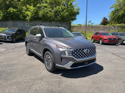 Used 2021 Hyundai Santa Fe Blue AWD/4WD image 1