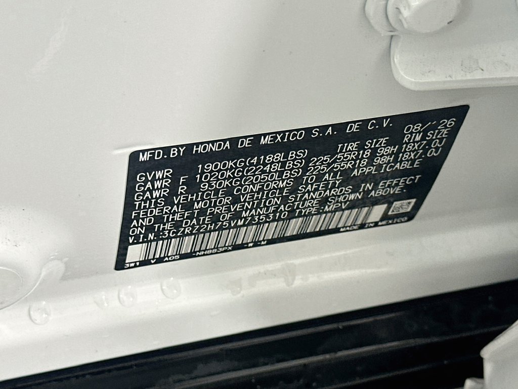 New 2027 Honda HR-V EX-L image 22