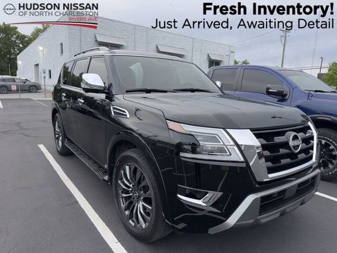 Used 2023 Nissan Armada Platinum w/ Captain's Chairs Package image 1