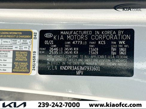 Certified 2021 Kia Sportage SX image 43