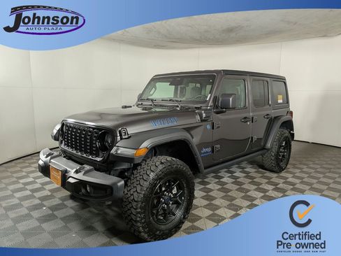 Certified 2025 Jeep Wrangler Unlimited Sport S 4xe image 1
