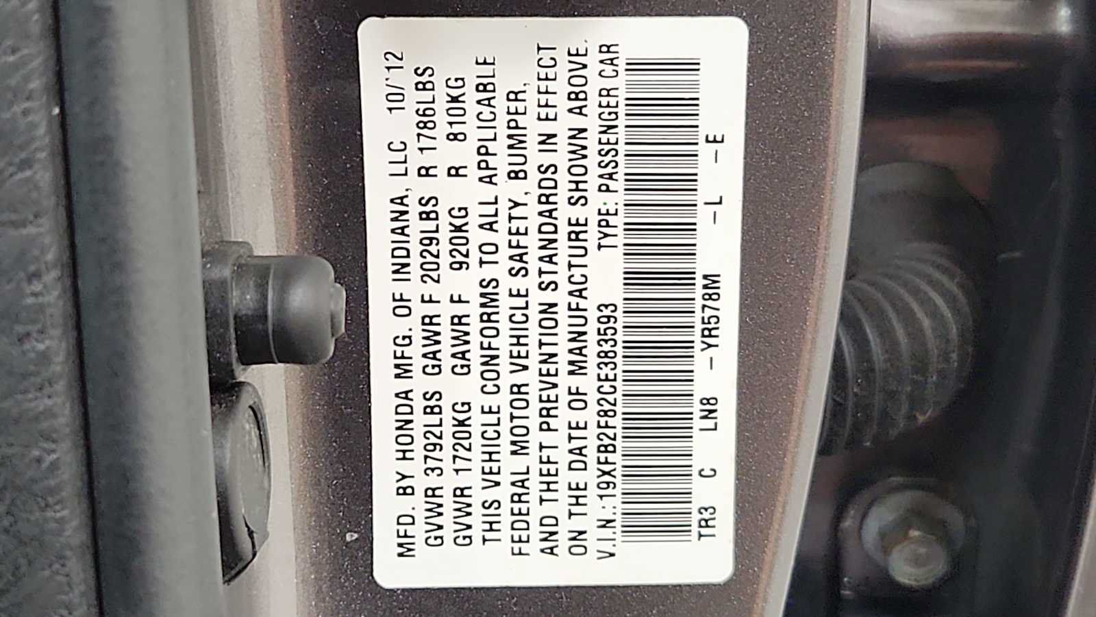 Used 2012 Honda Civic EX image 11