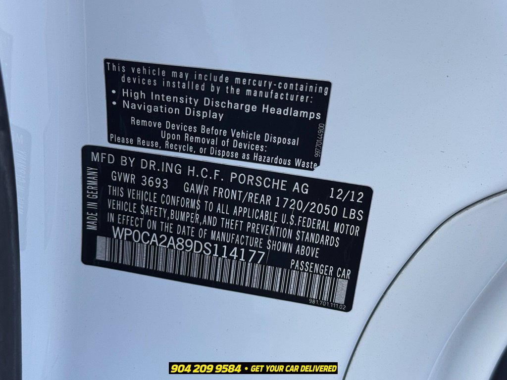 Used 2013 Porsche Boxster RWD image 12