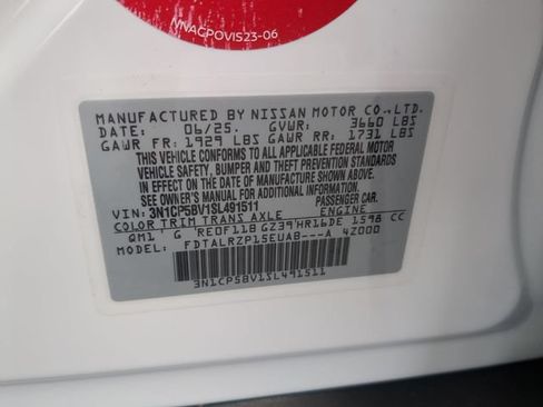 Certified 2025 Nissan Kicks Play S FWD image 36