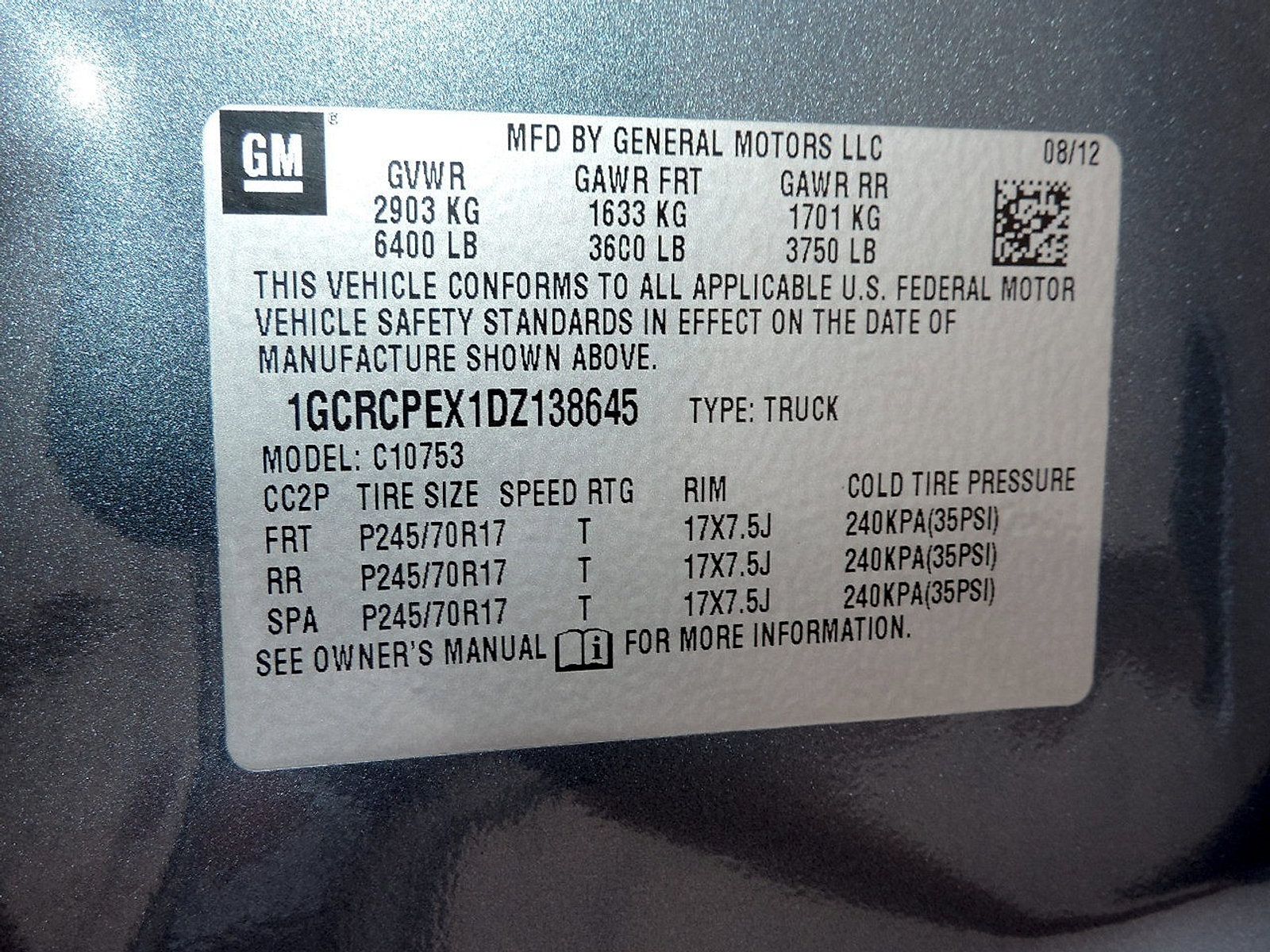 Used 2013 Chevrolet Silverado 1500 W/T RWD image 11