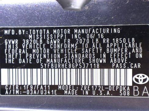 Used 2016 Toyota Corolla L FWD image 37