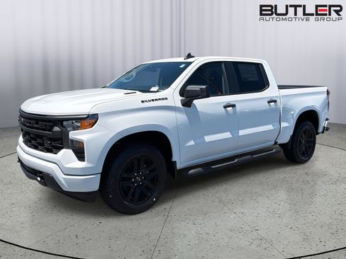 New 2026 Chevrolet Silverado 1500 Custom w/ Turbomax Blackout Package RWD image 1