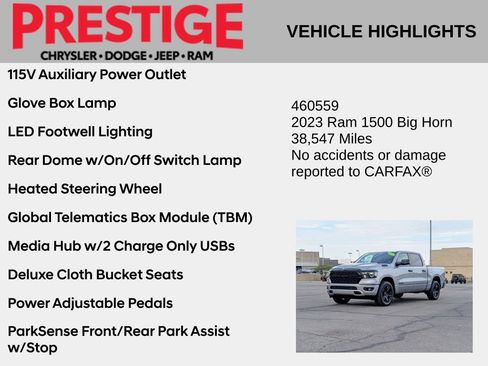 Used 2023 RAM 1500 Big Horn AWD/4WD image 10