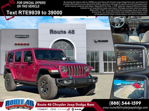 Used 2021 Jeep Wrangler Unlimited Rubicon 4xe w/ Steel Bumper Group image 1