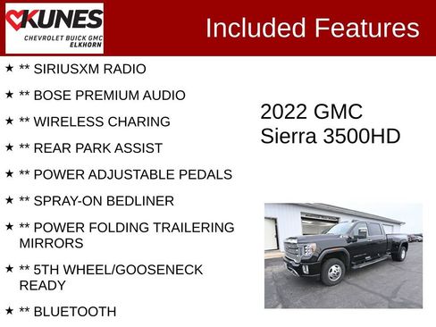 Used 2022 GMC Sierra 3500 Denali w/ Denali Ultimate Package AWD/4WD image 3