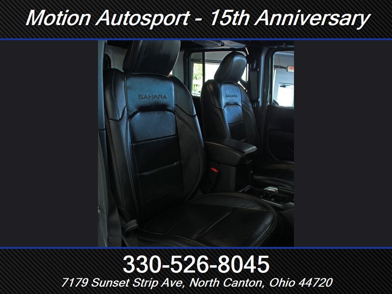 Used 2019 Jeep Wrangler Unlimited Sahara w/ Advanced Safety Group AWD/4WD image 28