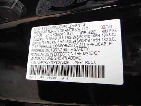 Used 2023 Honda Ridgeline RTL-E image 44