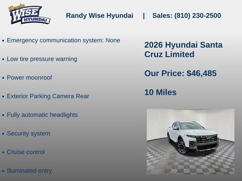 New 2026 Hyundai Santa Cruz Limited AWD/4WD image 10