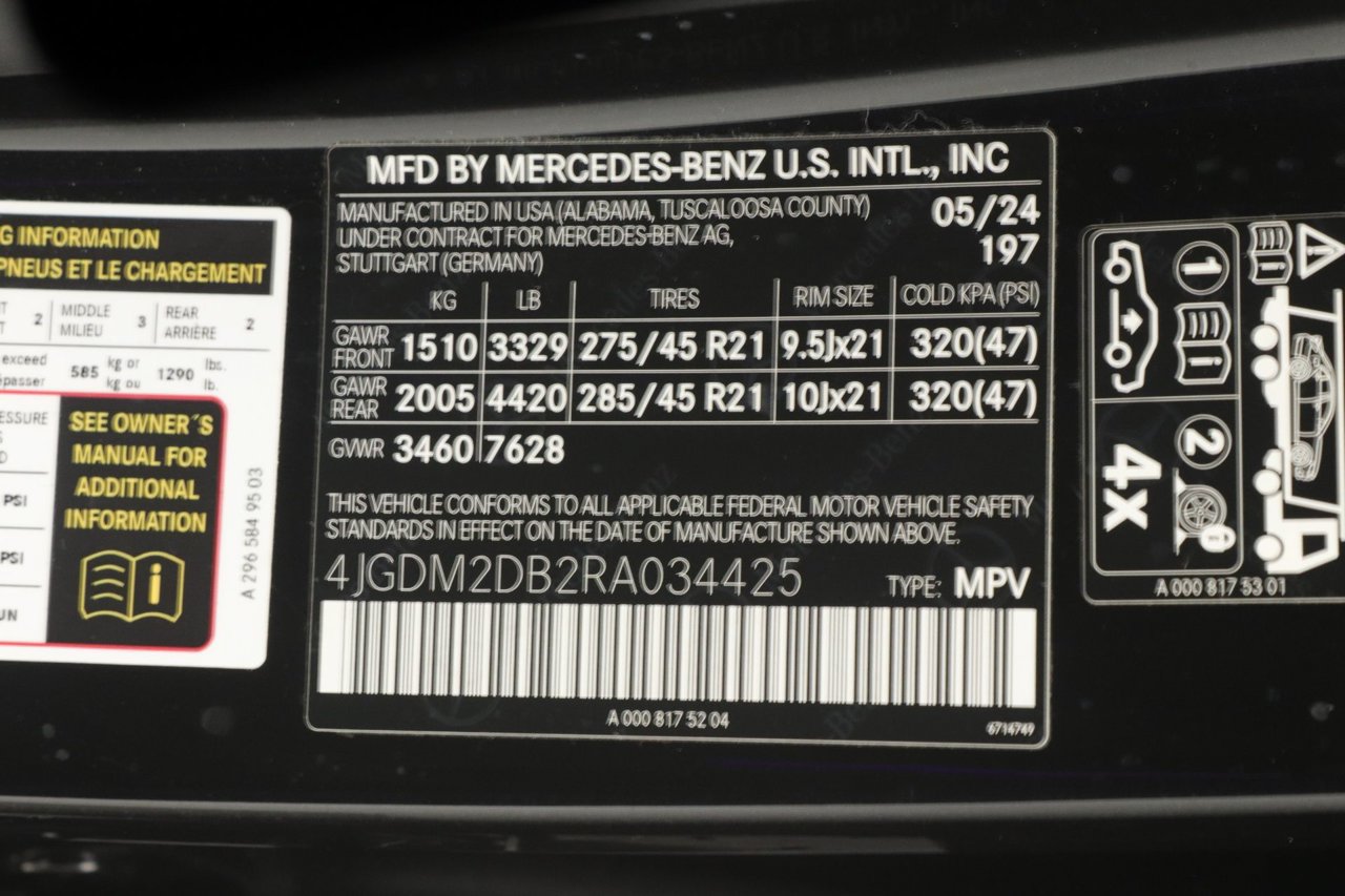 Certified 2024 Mercedes-Benz EQS 450+ SUV image 16