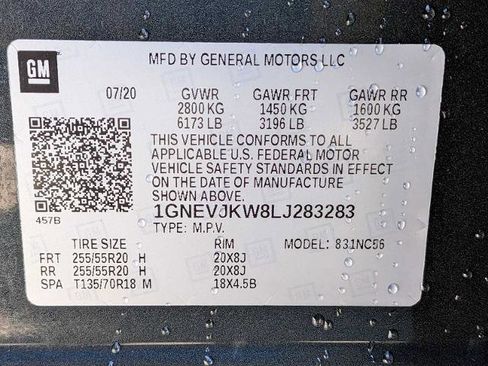 Used 2020 Chevrolet Traverse RS w/ LPO, Floor Liner Package image 36