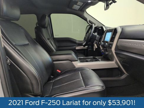 Used 2021 Ford F250 Lariat w/ Lariat Value Package AWD/4WD image 14