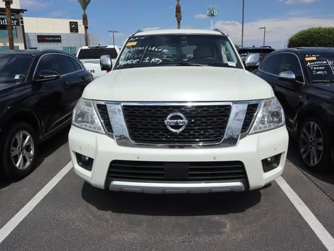 Used 2017 Nissan Armada Platinum w/ Captain Seat Package AWD/4WD image 3