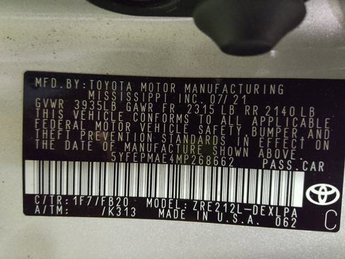 Used 2021 Toyota Corolla LE image 33