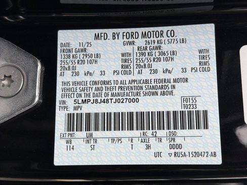 New 2026 Lincoln Nautilus Premier w/ Equipment Group 102A image 23