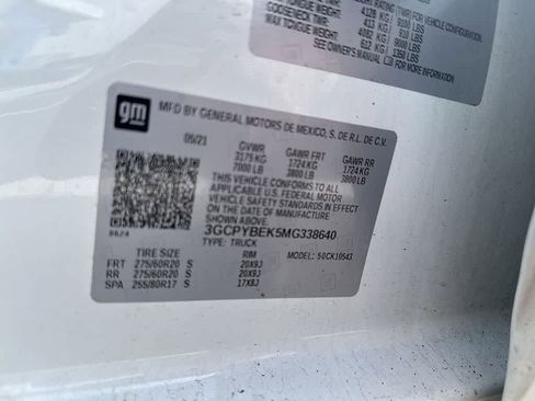 Used 2021 Chevrolet Silverado 1500 Custom image 9