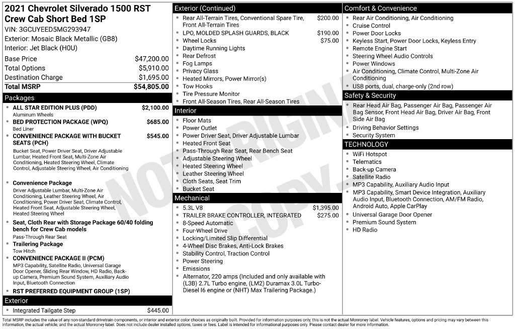 Used 2021 Chevrolet Silverado 1500 RST w/ All Star Edition Plus AWD/4WD image 31