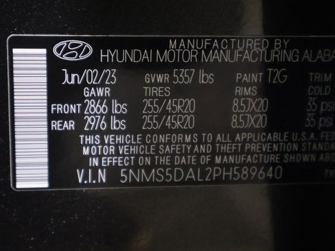 Used 2023 Hyundai Santa Fe Calligraphy image 56