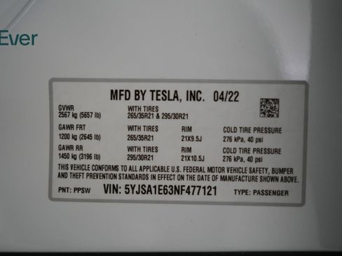Used 2022 Tesla Model S Plaid AWD/4WD image 26