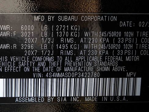 Used 2023 Subaru Ascent Limited image 31