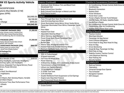 Certified 2023 BMW X5 xDrive40i w/ Premium Package image 48