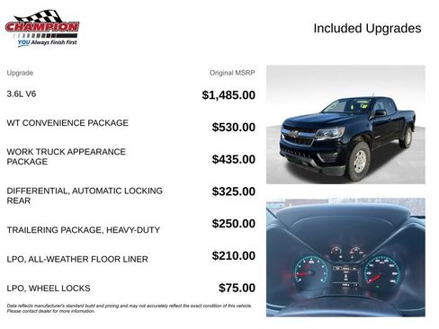 Used 2020 Chevrolet Colorado W/T w/ WT Convenience Package image 7