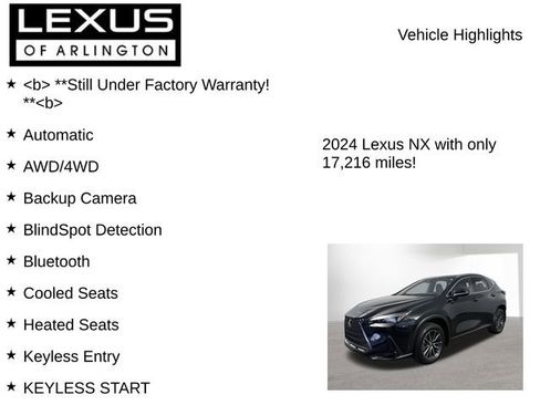 Used 2024 Lexus NX 350 AWD image 8