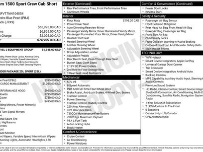Used 2022 RAM 1500 Sport w/ Rebel Level 2 Equipment Group